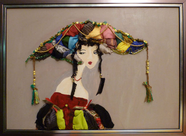 Dame au chapeau
