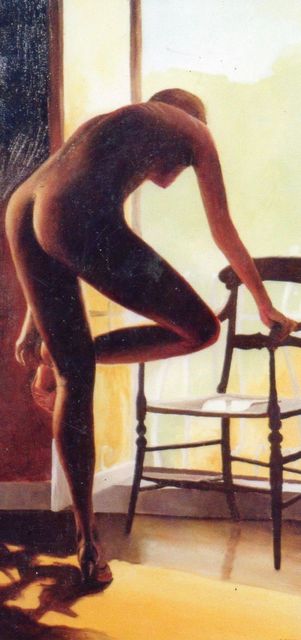 nu à la chaise
