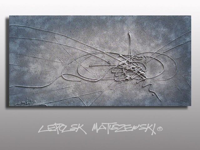 FOSSILE   Expressionnisme abstrait Dripping by Lepolsk Ma...