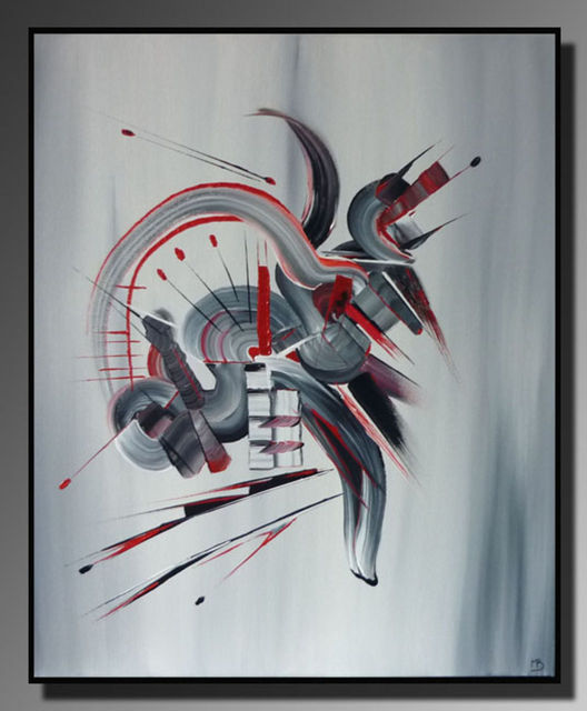 Peinture abstraite Démons de minuit