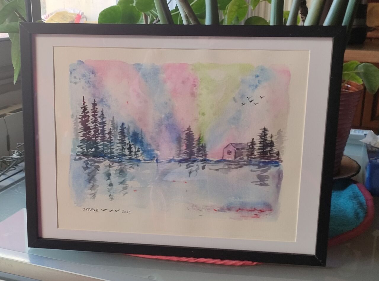 Anne Rêve paysage neige