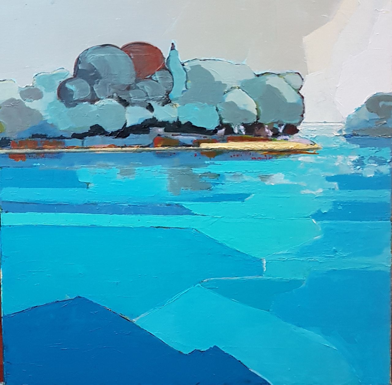 BLANCHÈRE Francis "Bleu pluriel" 