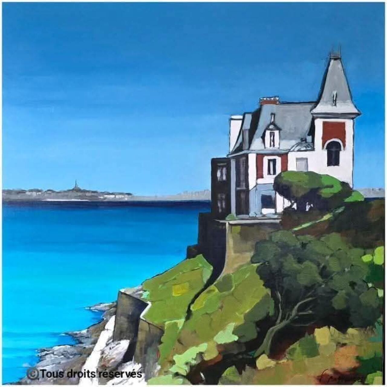 BLANCHÈRE Francis "Les Roches Brunes" 