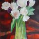 BLANCHÈRE Francis /  Artiste - Peintre - Tulipes 