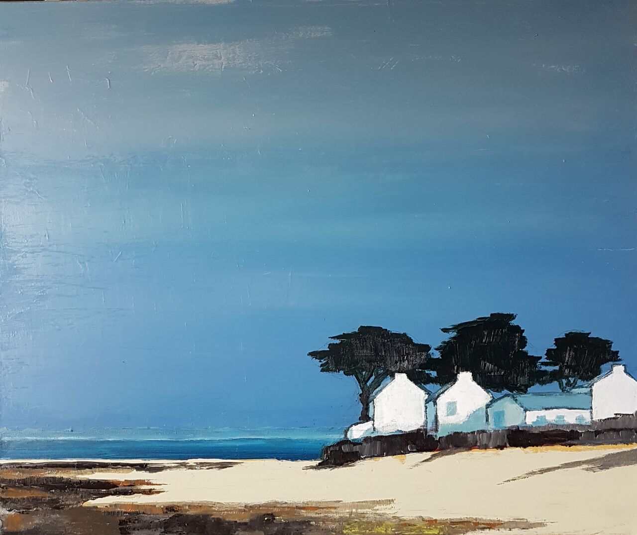 BLANCHÈRE Francis /  Artiste - Peintre "Ambiance de Bretagne" 