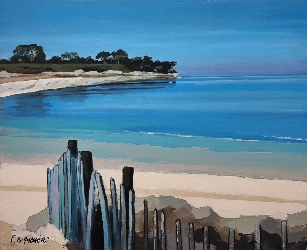 BLANCHÈRE Francis /  Artiste - Peintre " Douceur matinale " 