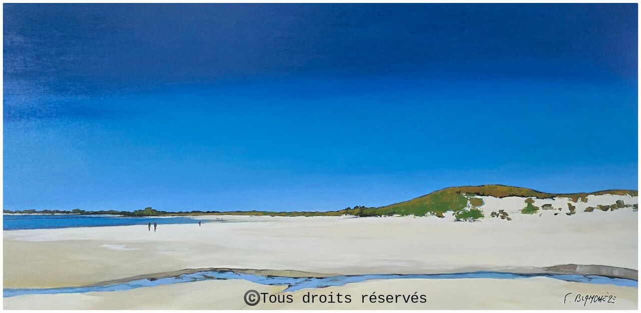 BLANCHÈRE Francis /  Artiste - Peintre " Invitation au calme " Disponible 