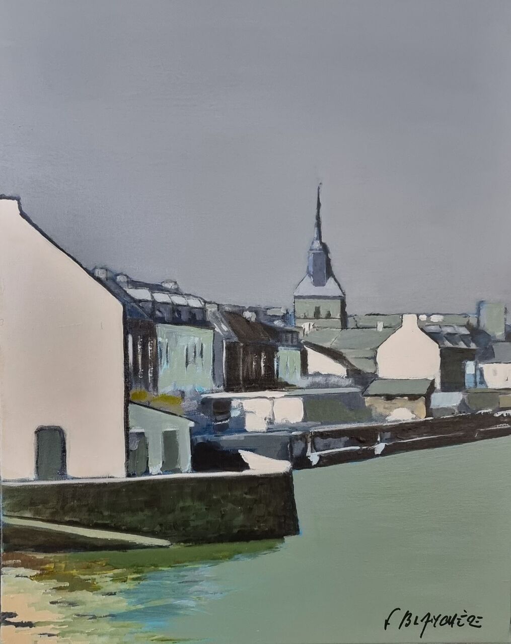 BLANCHÈRE Francis /  Artiste - Peintre " Lieu de charme "  