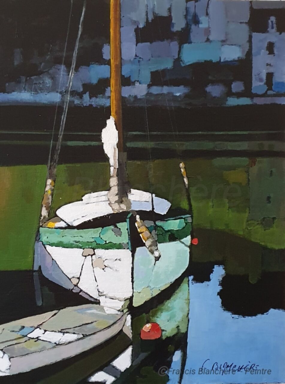 BLANCHÈRE Francis /  Artiste - Peintre "Mon beau bateau " Plus disponible