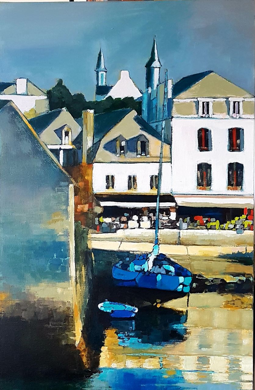 BLANCHÈRE Francis /  Artiste - Peintre "Port Saint Goustan" Plus disponible