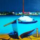 BLANCHÈRE Francis /  Artiste - Peintre - "Barque bleue" Plus disponible
