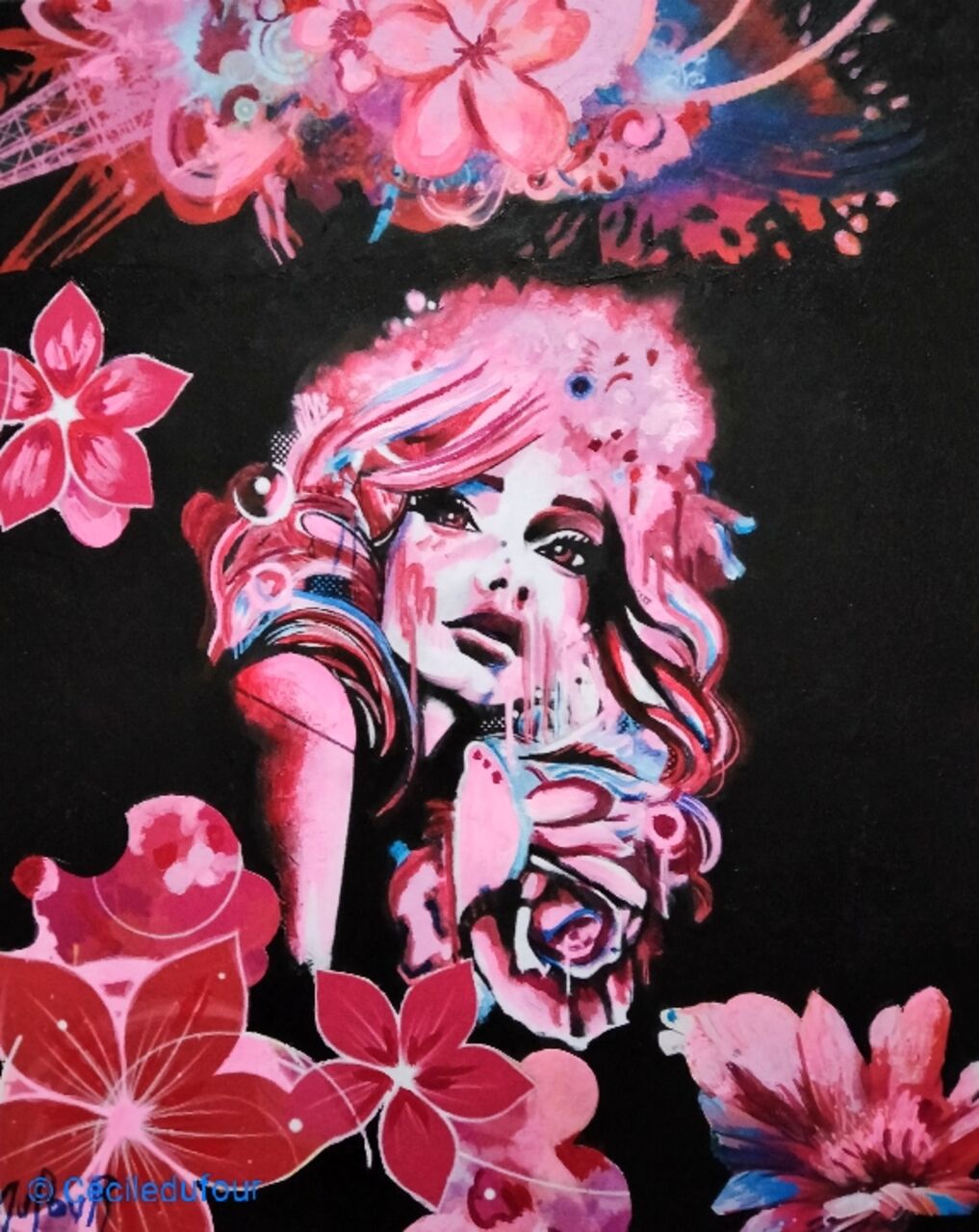 Cécile Dufour Éclats de roses