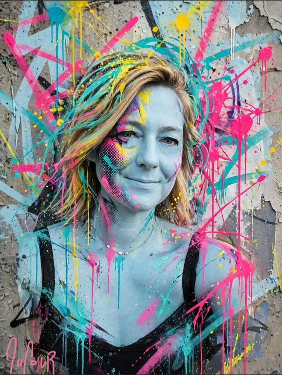 Cécile Dufour Autoportrait 