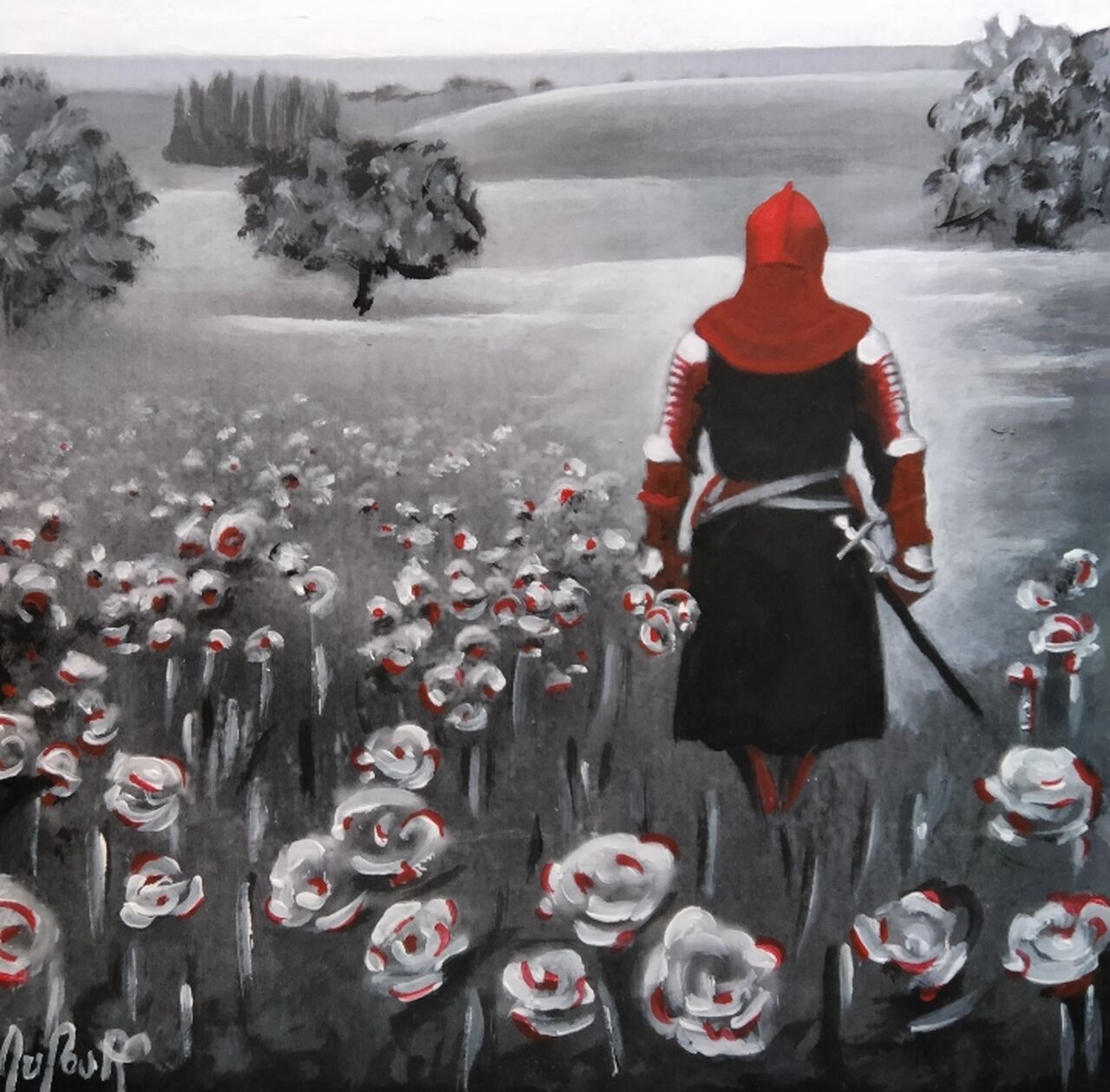 Cécile Dufour Le gardien des roses 