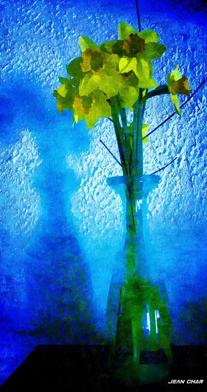 CHAR Jean Bleu... de jonquilles