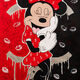 Cristina Pop Art - Minnie loves luxury - Minnie Mouse Pop Art painting by Cristina Pop Art