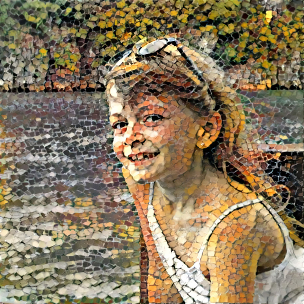 Danielle Arnal sur la rivière