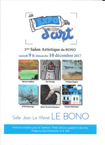 EXPO d'art 2017 au BONO En Bretagne 