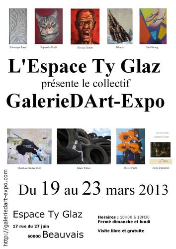 exposition à l´Espace Ty Glaz à Beauvais