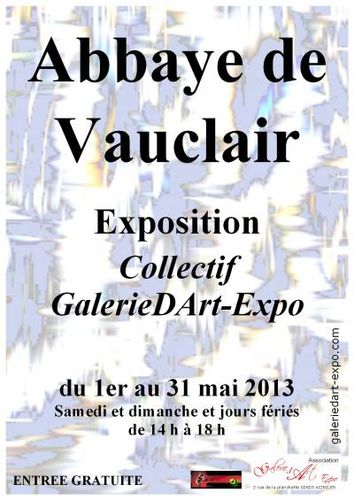 exposition d'art contemporain à l'Abbaye de Vauclair