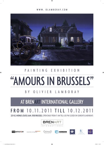 Exposition peinture " Amours In Brussels " par Olivier Lamboray