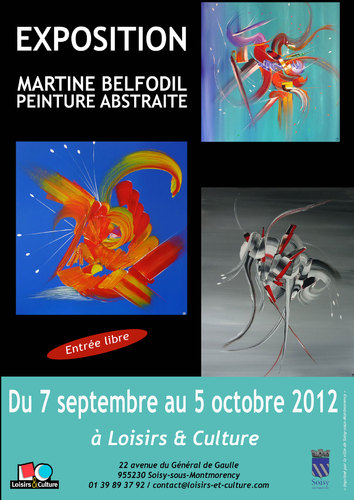 La Peintre Martine BELFODIL expose à Soisy sous Montmorency (95230)