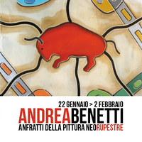 Andrea Benetti “ANFRATTI DELLA PITTURA NEORUPESTRE” a cura di Francesco Elisei