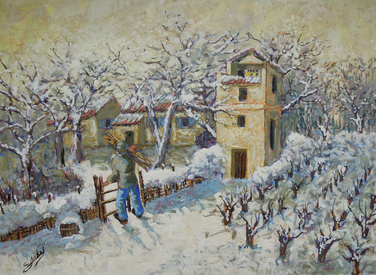 Gérard MICHEL Neige en Provence