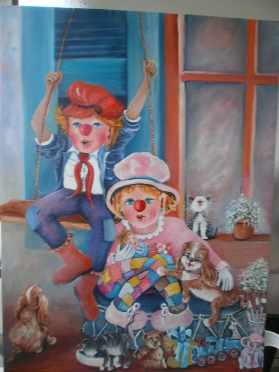 Jean-Claude Lelièvre les enfants sur la balencoire2 (2)