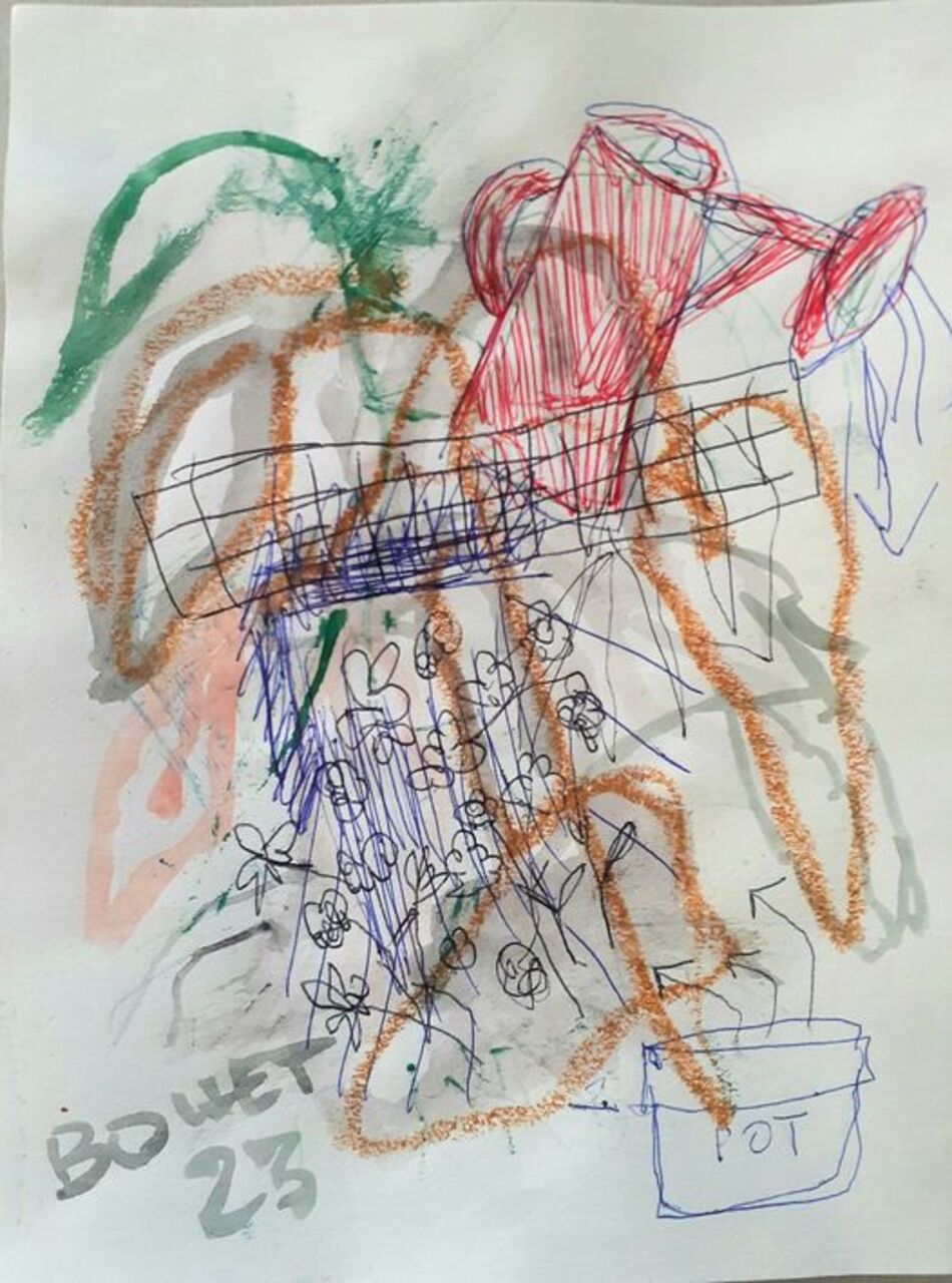 Jean Noël Bouet Dessin. Série Zorro. technique mixte sur papier. 2023