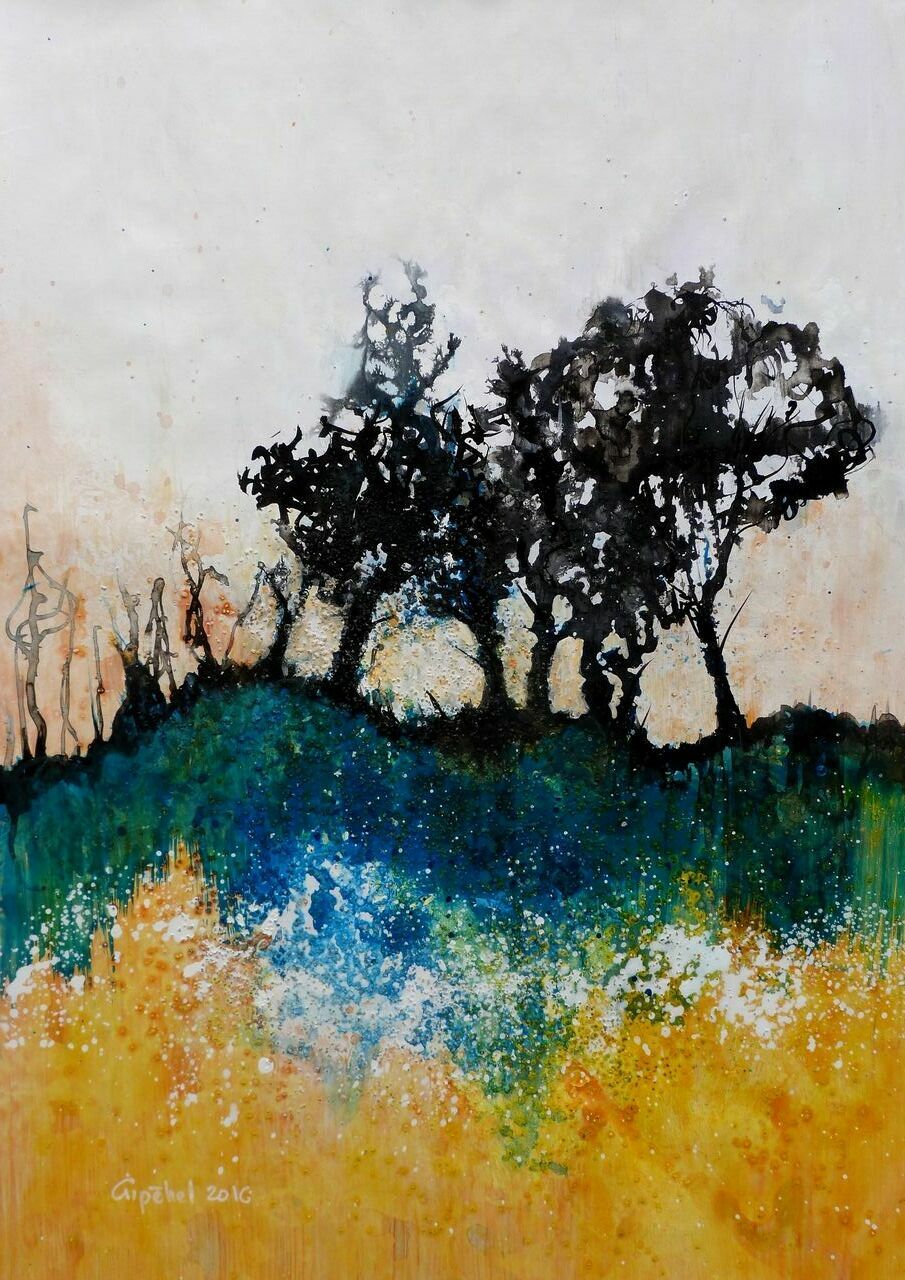 Jean-Paul Lecoeuvre (Gipehel) Les arbres noirs -2016