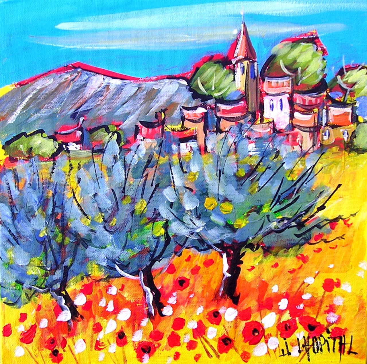 Joël Lhopital paysage provençal