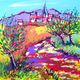 Joël Lhopital - chemin vers le village