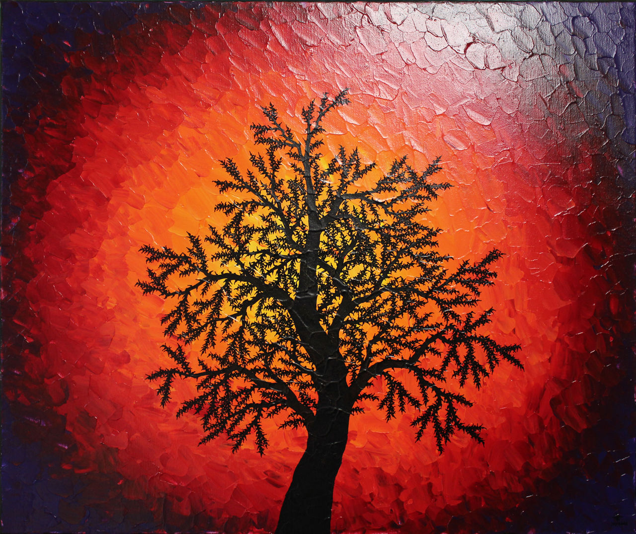 Jonathan-Pradillon Silhouette d'arbre d'automne