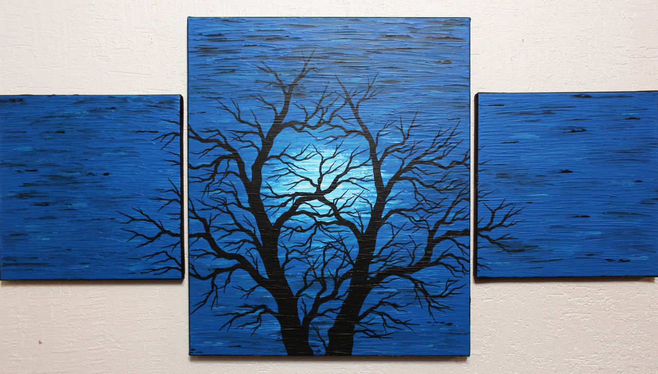Jonathan-Pradillon Silhouette d'arbre obscure