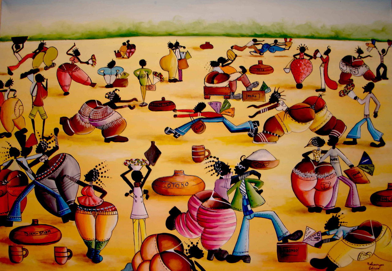 leticia crolle mahoungou peinture