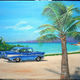 Marie Claire  Ricaux - plage voiture  cubaine