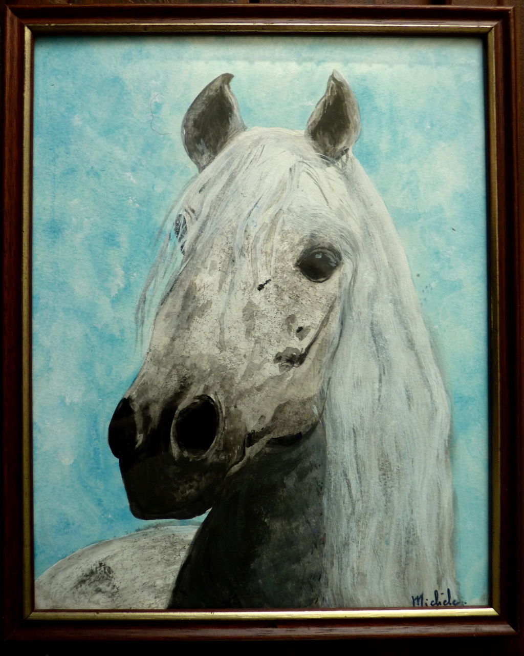 Michele martin Le cheval blanc.