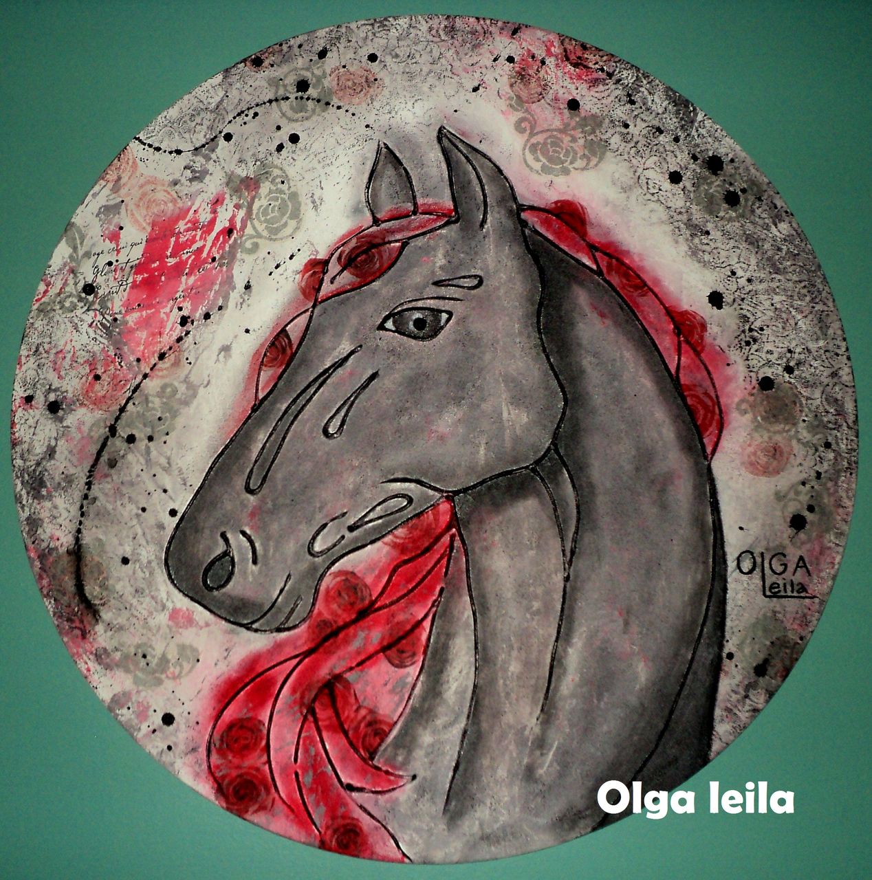Olga  Leila Le cheval gris