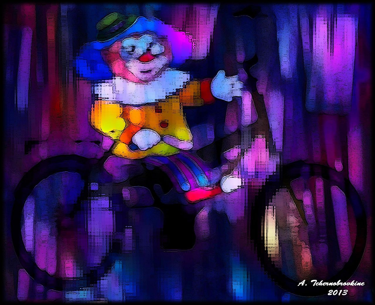 TCHERNOBROVKINE Alexandre Le clown à vélo