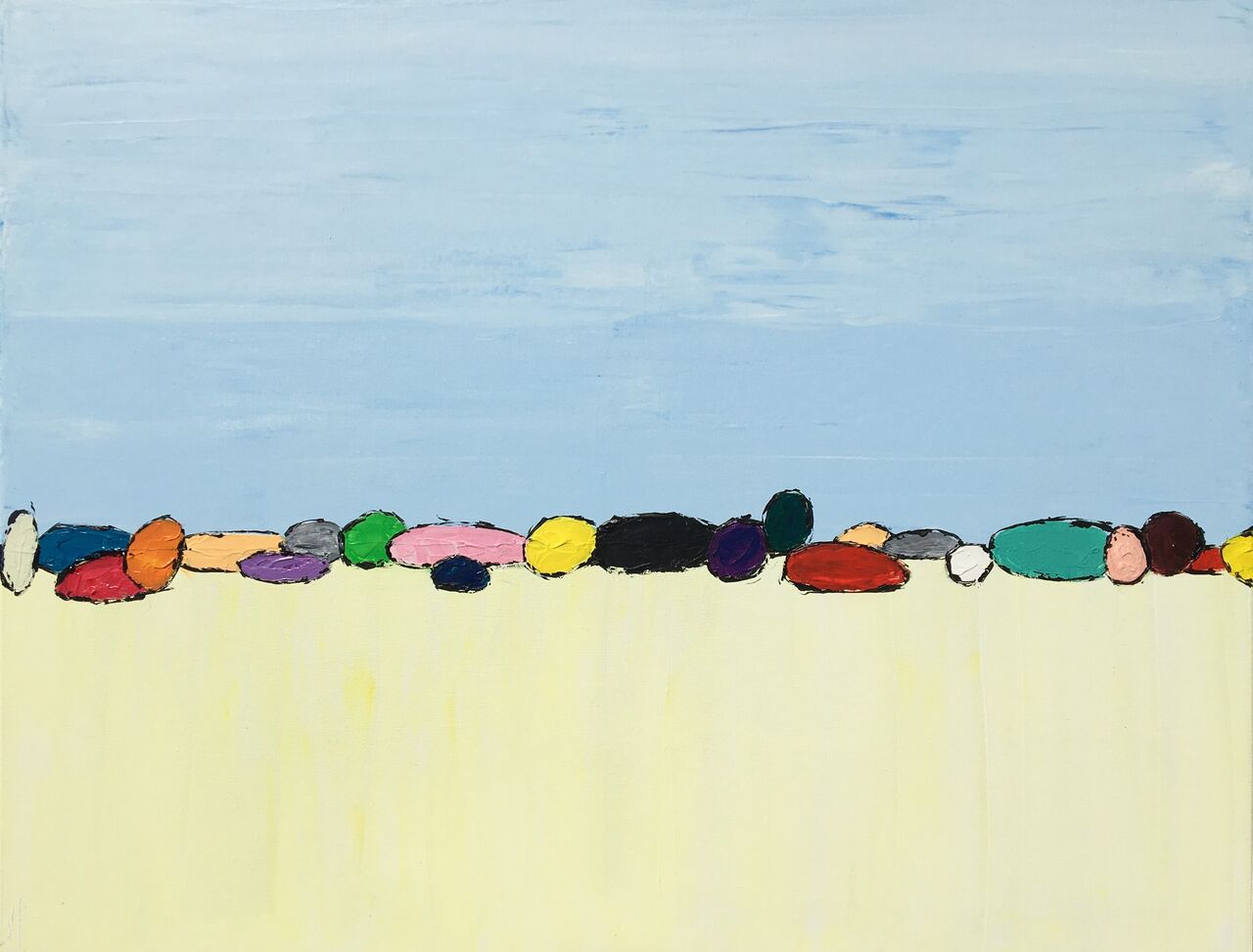 valerie jouve sous les galets, la plage