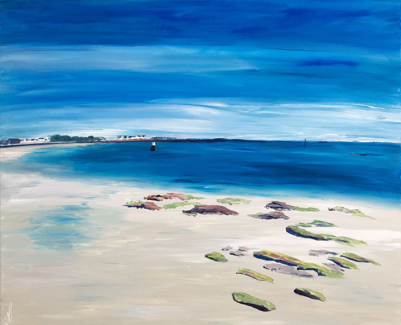 valerie jouve quiberon, la grande plage