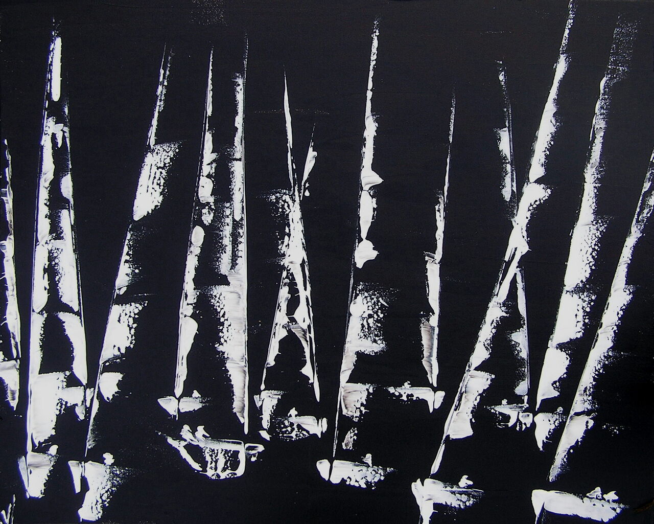 valerie jouve REGATE  EN  NOIR ET BLANC 