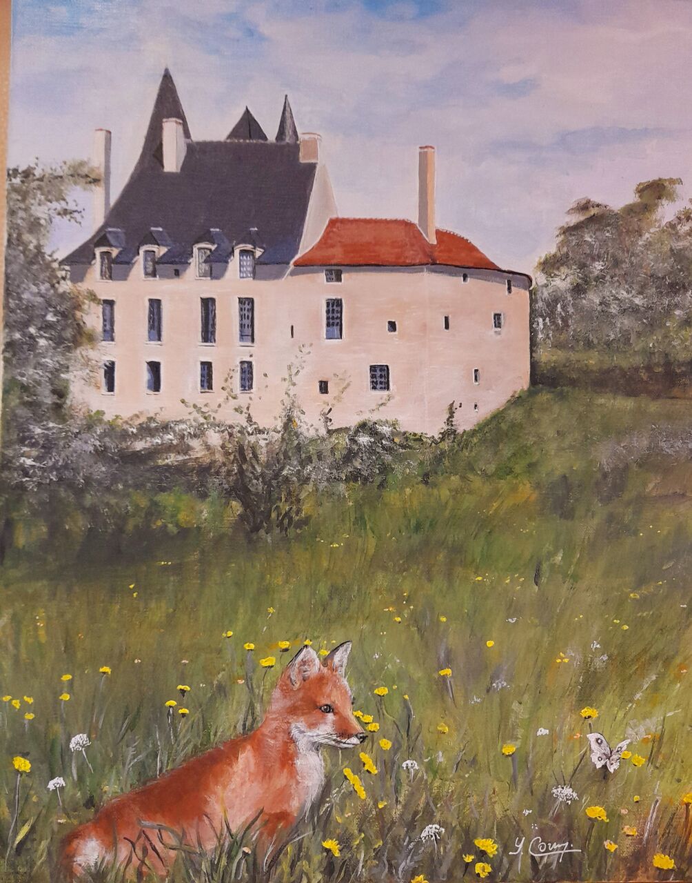 YolandedeComblesdeNayves Château de Saincaize-Meauce