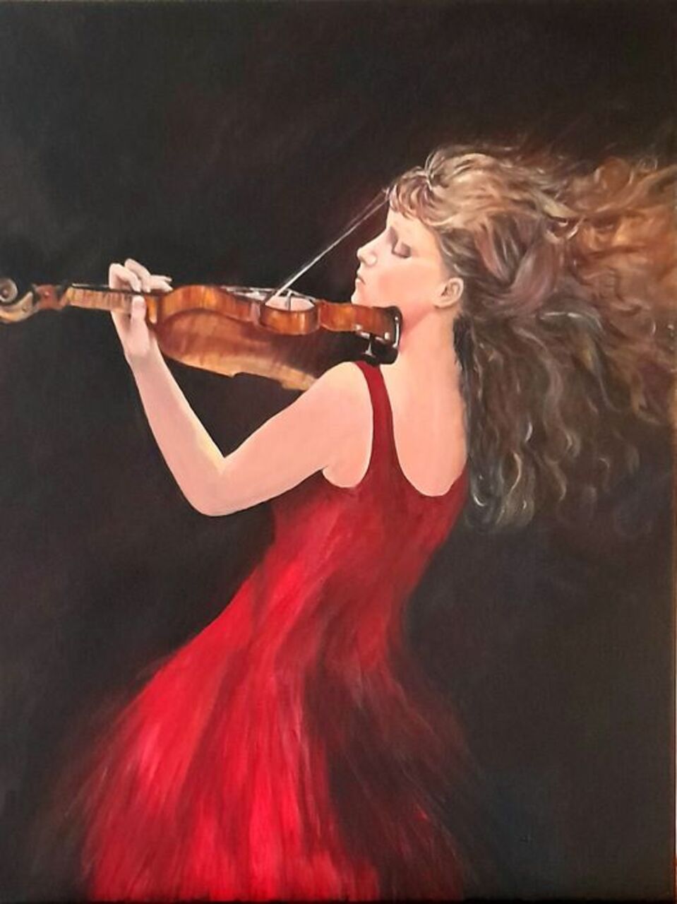 YolandedeComblesdeNayves peinture en musique