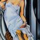 yves molac - reproduction de" Tamara De Lempicka"